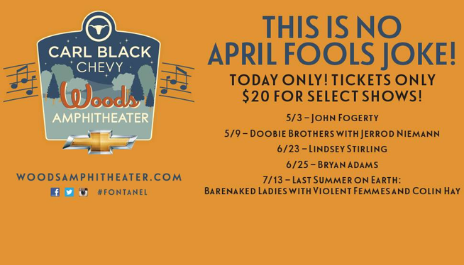 Carl Black Chevy >> 20 Tickets Carl Black Chevy Woods Amphitheater Wgfx Fm Carl Black Chevy >> 20 Tickets Carl Black Chevy Woods Amphitheater Wgfx Fm